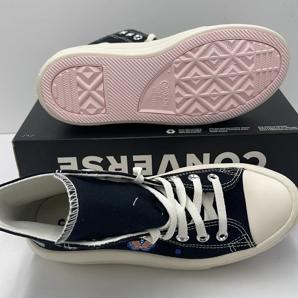 Converse WMNS Black High-Top Sneakers A05994C
CTAS MOVE HI
BLACK/EGRET/DECADE PK - Picture 3 of 16